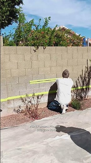How to repair gaps in a cinder block wall.