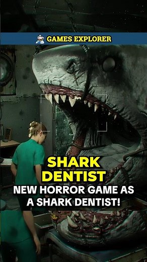 An Insane New Horror Game As A Dentist… But For Sharks!