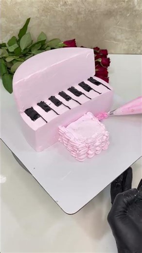 Musical Magic! 🎹💖 Making the Ultimate Piano Doll Cake ✨