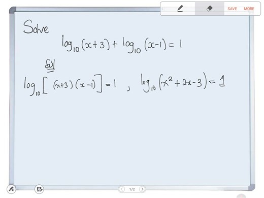Logarithmic Equation: Solved Problem and Examination Questions | Advanced Math & Physics