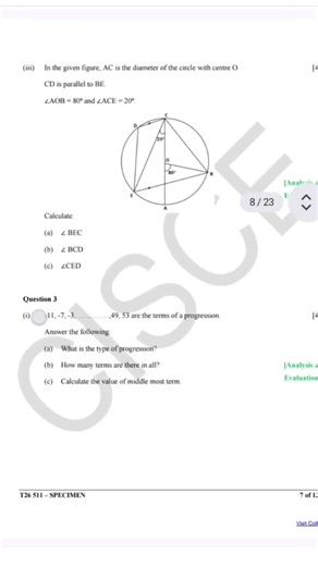 class 10th ICSE maths specimen paper 2026 sample paper#boardexam #icse #mathexam #class10 #maths