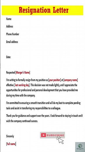 "Professional Resignation Letter Format in MS Word | Easy Guide 📝💼"#msword #resignation #shorts