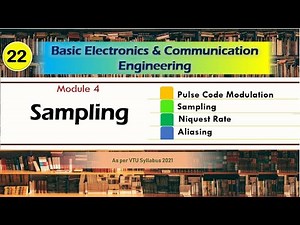 M4 L5 | Sampling Nyquist Rate and Aliasing | Basic Electronics and communication VTU