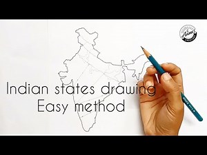 How to mark states in India map #learning #indiamap #states #indianstates #stepbystepdrawing