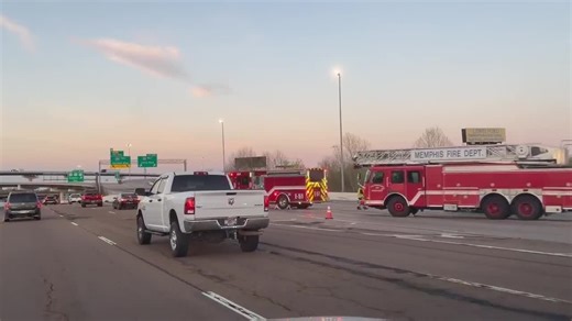 Interstate 40 lanes reopen following crash involving semi-trucks