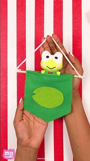 Make a supercute Micro Teenies pocket banner! #hellokitty #sanrio #MicroTeenies