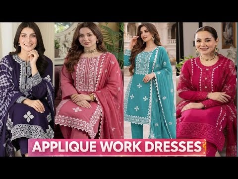 Latest Applique Work Dress Designs for Girls 2026 | Trendy & Stylish Aplic Work Designs for Girls