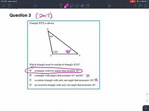 Geometry Spring 2017 #3 AA Similarity Postulate