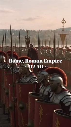 @hi.story.ai on Instagram: "312 AD – Battle of the Milvian Bridge City: Near Rome Country: Roman Empire Date: October 28, 312 AD City population: Rome ~800,000–1,000,000 Estimated global population: ~180–190 million In 312 AD, the Roman Empire was torn by civil war. Rival emperors fought for control, and one of them, Constantine, marched toward Rome to challenge his enemy Maxentius. As his army approached the Milvian Bridge, Constantine reportedly experienced a strange vision, convincing him tha