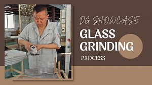 Introduction to DG’s showcase glass edge grinding process DG's professional craftsman is grinding the edge of the ultra-clear tempered glass, which is an important process in the production of showcase. The craftsman adopts professional equipment to polish the edges of the glass to ensure that every edge is as smooth as a mirror. After the edge grinding process, the size of the glass meets the installation requirements of the showcase, and the sharp edges and small cracks of the original glass a