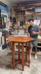 1.6K views · 103 reactions | Custom mahogany hex table . . . . #wood #wooddesign #design #handcrafted #furniture #furnituredesign | BuiltbyBen Wood Co | Facebook