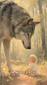 The Warrior Raised by Wolves, Myths For Sleep #shorts #greekmythology #wolves