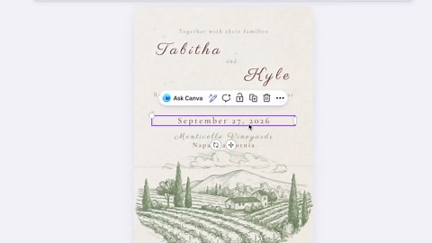 Hydrangea Wedding Invitation Suite | Editable Canva Templates - Etsy