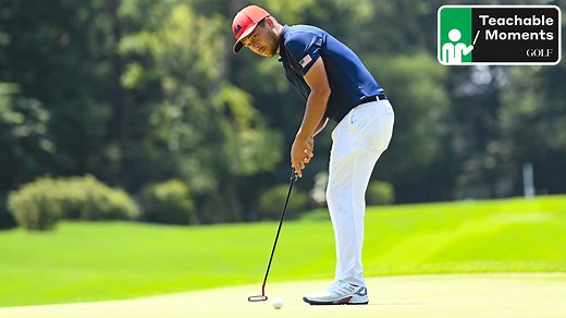 Why Xander Schauffele ditched arm-lock putting at the Olympics