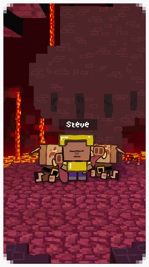 Minecraft Piglin Gold Armor Encounter Animation