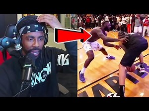 Kyrie Irving REACTS To Lance Stephenson vs. Michael Beasley 1v1 For $100,000!