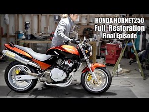 【HONDA ホーネット250フルレストア 完結】最高の瞬間。