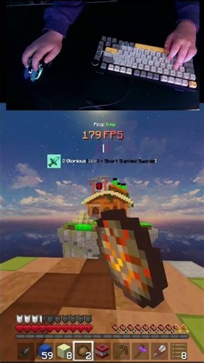 The BEST Bedwars Texture Pack = Glorious 16x 🛏️⚔️ #minecraft #phonk #asmr #bedwars #texturepack