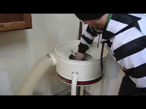 Homemade Dust Collector Cyclone or Vortex Cone - How to retrofit your machine