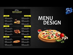 How to Restaurant Menu Design - Menu Design in Photoshop Cc - Vertex Graphic