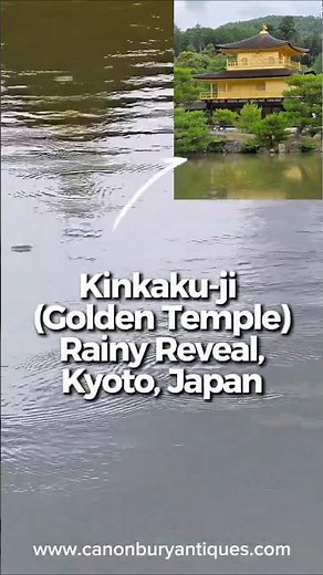 The Kinkaku-ji, better known as the Golden Temple or Golden Pavilion, is one of Kyoto's most
