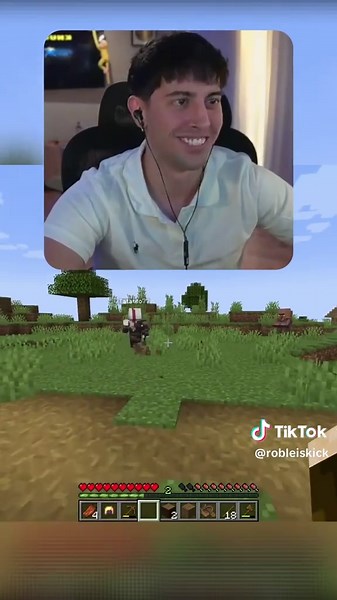 Robleis y su humor en Minecraft: Patadas y caídas