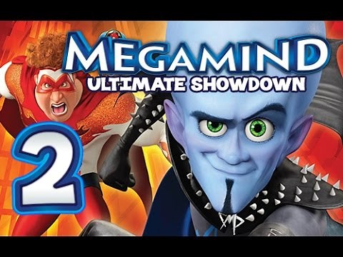 Megamind: Ultimate Showdown Walkthrough Part 2 (PS3, X360) Level 2 - Downtown