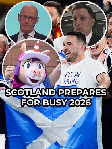 Four months from now, Scotland will decide the outcome of its seventh Scottish Parliament election since devolution, but the 2026 rollercoaster of news doesn't stop there. A once-in-a-generation World Cup tournament and a Commonwealth Games ensures the world's gaze will fall on the celtic north more than once this year. GB News Scotland Reporter Tony McGuire's diary is filling up fast as he looks ahead to 2026. #Scotland #uknews #GBNews