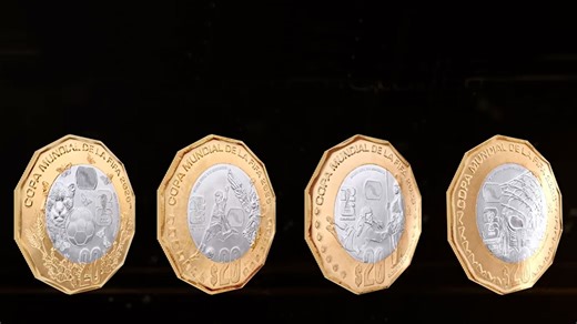 El Banco de México lanza una colección de monedas conmemorativas del Mundial 2026