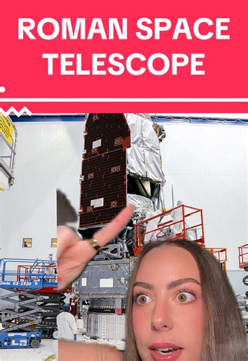 Nancy Grace Roman Telescope launches to space as early as September! #space #astronomy #edutok #science #tiktoklearningcampaign