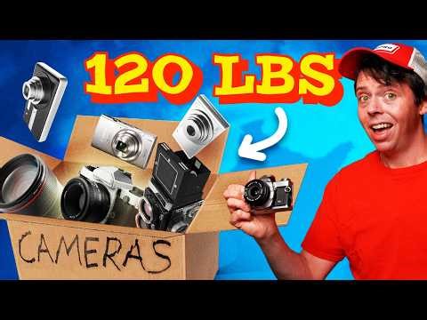 I Bought 120 lbs of Cameras (Now I'm Selling Them)