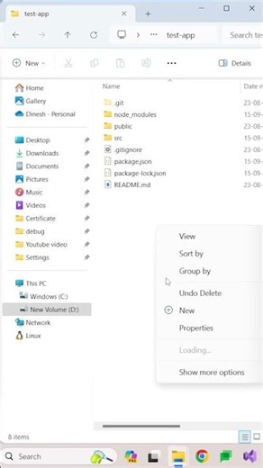 How to Open Visual Studio Code in Project Folder #shortsfeed #shorts #ytshorts #trending