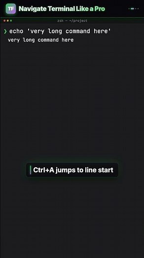 Terminal navigation shortcuts that save hours #Shorts