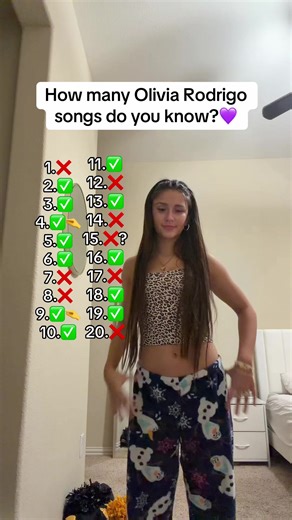 Olivia Rodrigo #trendingvideo #oliviarodrigo #songs #fypシ゚viral #howmanydoyouknow
