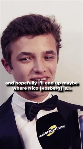 Autosport on Instagram: "“Hopefully I’ll end up where Nico Rosberg is...” Lando Norris after winning the 2016 Autosport Young Driver of the Year award ⭐ Destined for greatness."