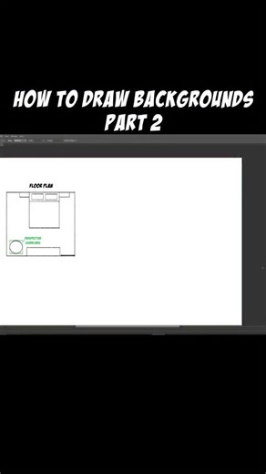 Kuya the Peach - Artist & Art Director on Instagram: "In part 1 of this tutorial, I showed how to draw backgrounds with the help of a floorplan and the transformation tool. Part 2 is about how to transfer this background to Blender. This method is helpful if you have a complex object that you want to place in your scene or if you simply want to recreate the background in 3D. First you need to download the free add-on fSpy to match the perspective of your sketch in Blender. Just drag and drop you