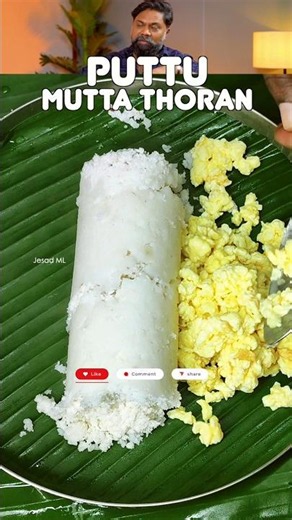 Puttu Mutta Thoran | Chef Nalan Recipe | Scramble Egg Recipe #food #shortsfeed