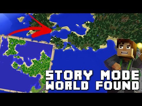 Minecraft Story Mode Seed found using a Map!