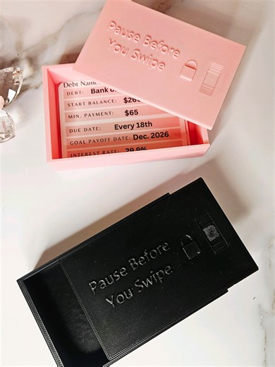 3D-Printed Credit Card Holder for Smart Spending