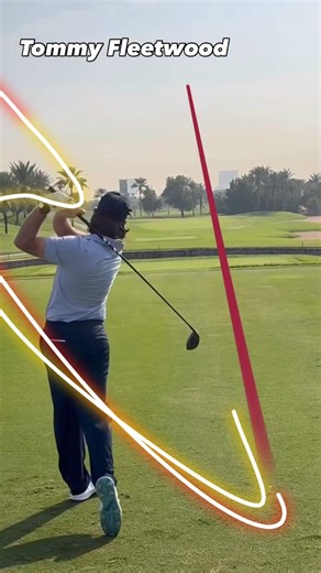 @officialtommyfleetwood Driver. Trajectory Traced by shashot app #golfswing #골프스윙 #ゴルフスイング