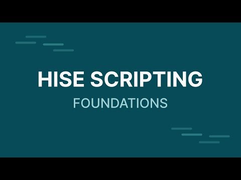 HISE Scripting Foundations Course at AudioDevSchool