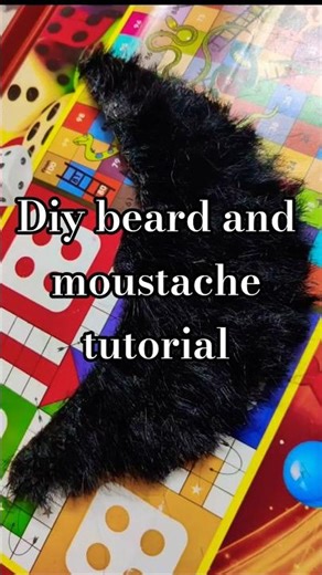 Hand made beard and moustache tutorial 🧔🏻‍♀️#shortsviral #beard #mustache