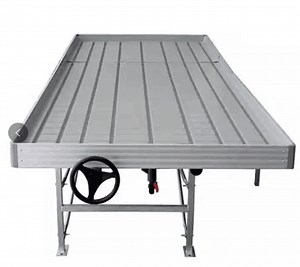 [Hot Item] Manufacturer Hydroponics System 8X4 FT Ebb and Flow Rolling Bench Hydroponic ABS Flood Tray Ebb & Flow Table