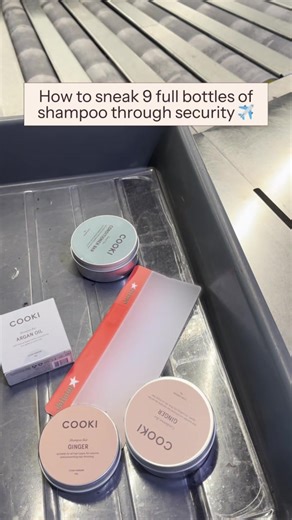 No need to cram plastic shampoo bottles into your bag, deal with leaks, or face an unimpressed security officer ever again. One Cooki shampoo bar lasts up to three 200ml bottles of regular liquid shampoo - perfect when you're heading off on a longer trip. It's time to travel light!