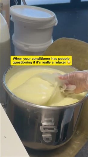 relaxer WIHOUT the burn?? #shorts