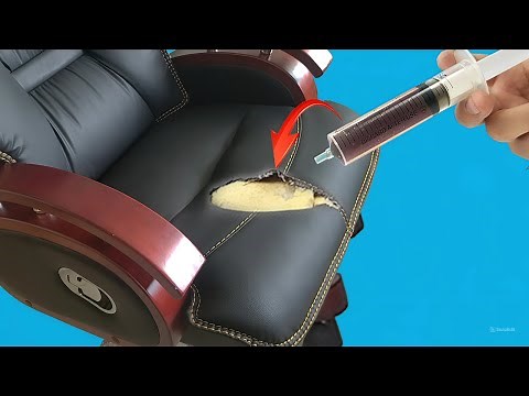 Your sofa will last a lifetime if you do this! EASY AND FAST DIY LEATHER REPAIR