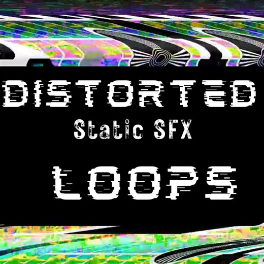 Distored Static Sound Effect Loops by floraphonic