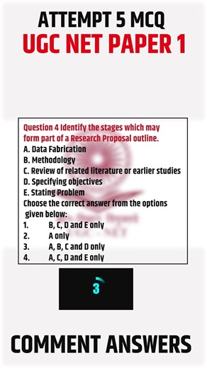 (Day 3) UGC NET Paper 1 Daily Practice