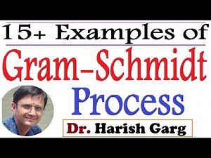 Examples of Gram Schmidt Process | Easiest Way
