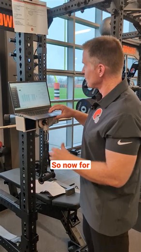 The OxeFit shows just how powerful these guys are Go In the Lab to see how our athletic training staff utilizes the OxeFit! | Cleveland Browns